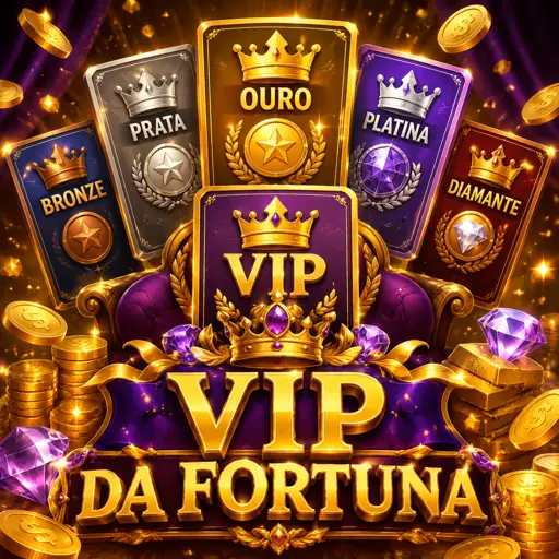 Níveis do Clube VIP em degradê do bronze ao diamante